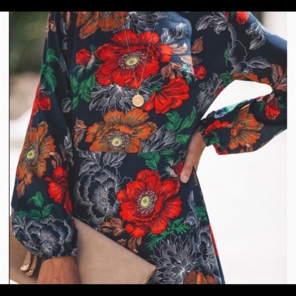 Tea Rose Vici long sleeve Maxi NWT - Picture 4 of 8